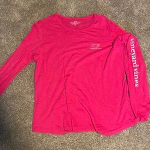 Pink Women’s Vineyard Vines long sleeve (size m)
